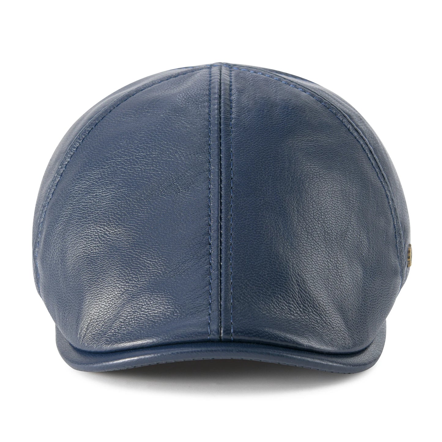 The Piccadilly | Men's Lambskin Leather 6-Panel Ivy Newsboy Cap | Urban Caps NZ