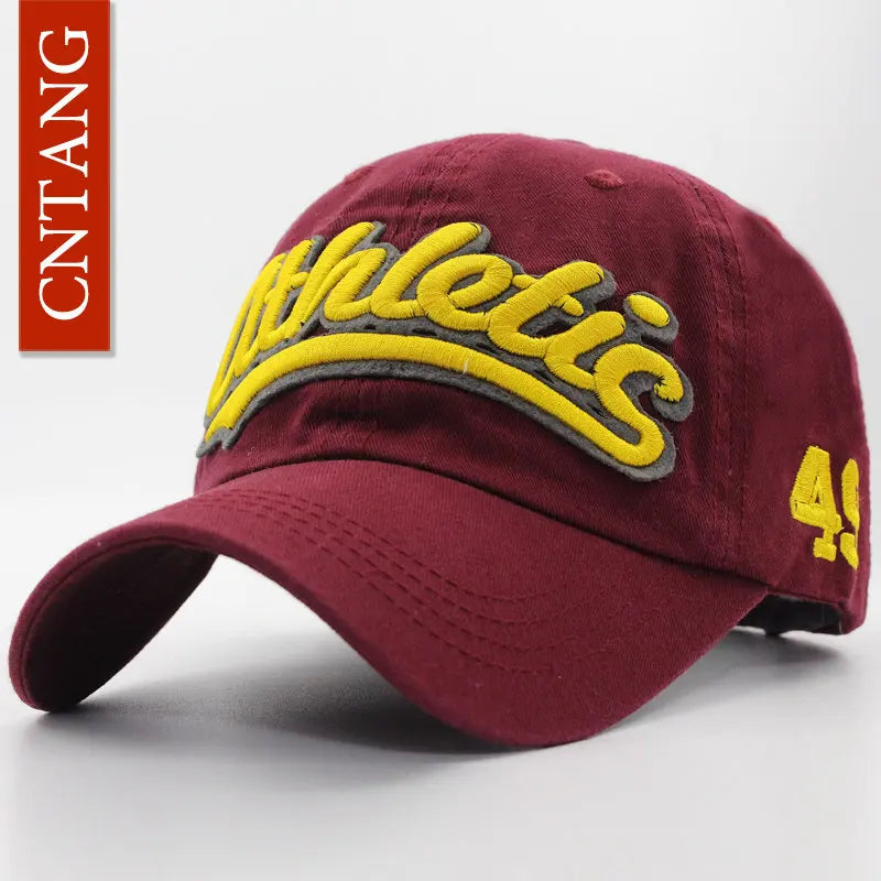 Big Letter Embroidered Baseball Cap | Casual Sports Cap | Urban Caps NZ