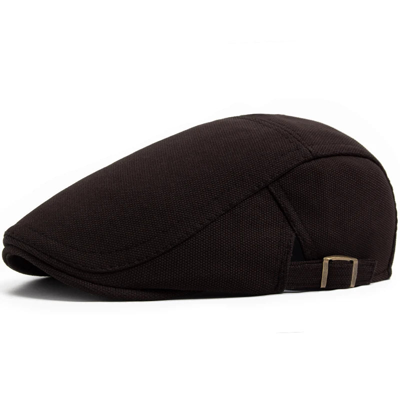 Plaid Print Ivy Cap | Vintage Country Flat Cap | Urban Caps NZ