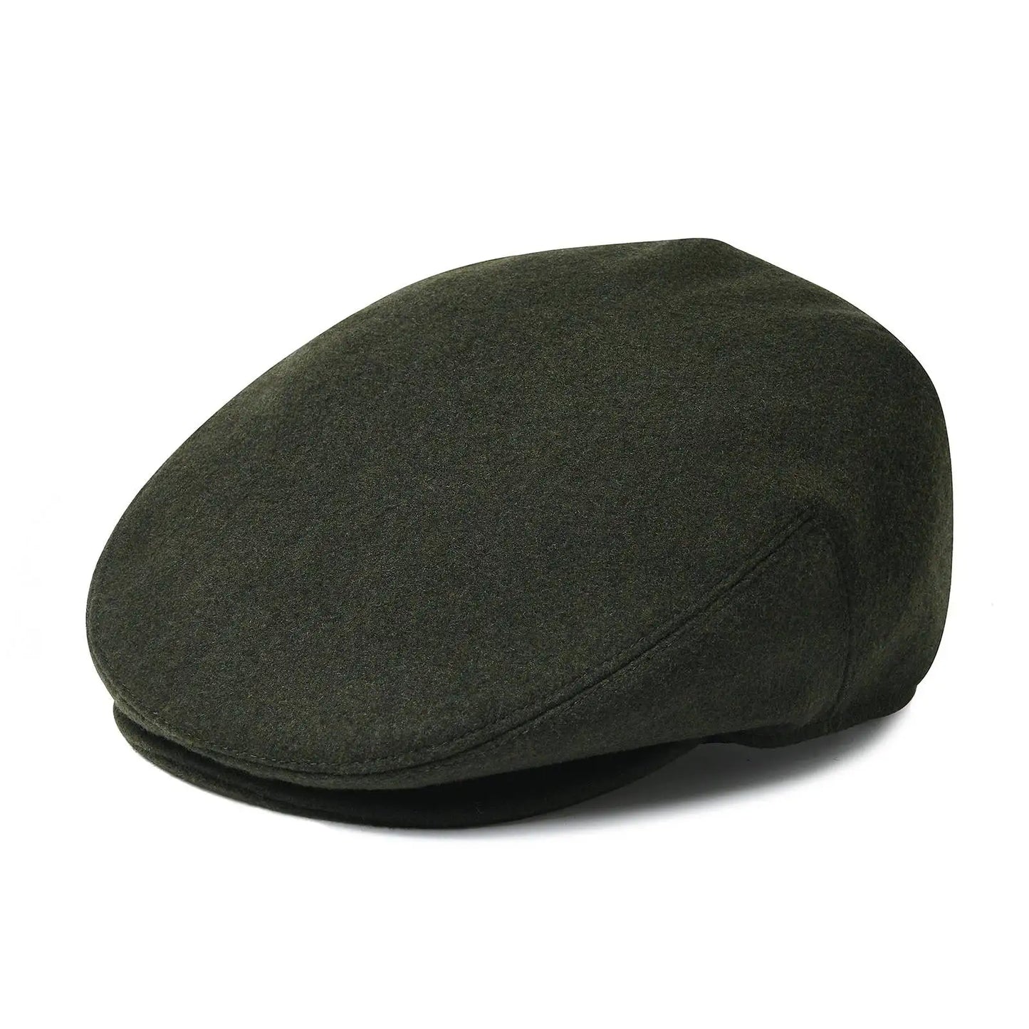 The Gleneagles | Men's Herringbone Wool Blend Driving Flat Cap | Urban Caps NZ