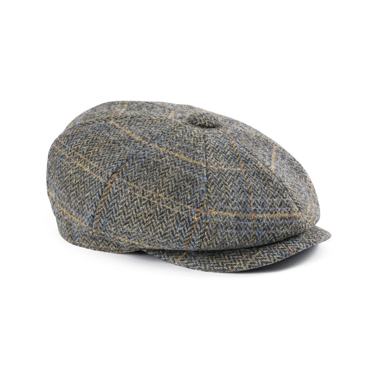 The Killarney | Men's Herringbone Tweed Newsboy Cap | Urban Caps NZ