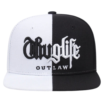 The Ladbroke | Thug Life Embroidery Unisex Snapback Cap | Urban Caps NZ