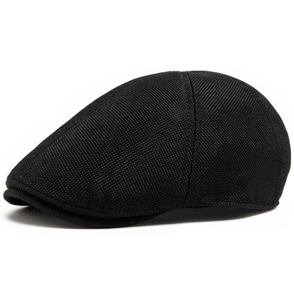Luxury Linen Ivy Cap | Breathable Summer Flat Hat | Urban Caps NZ