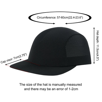 The Riviera | Unisex Lightweight Quick-Dry Flat Brim Baseball Cap | Urban Caps NZ