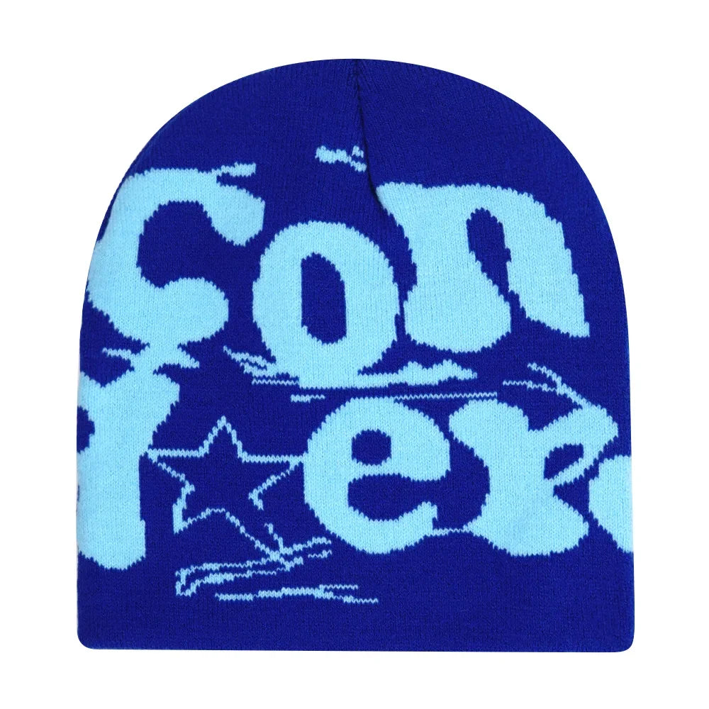 The Skullcap | Y2K Letter Knitted Hip Hop Beanie | Urban Caps NZ