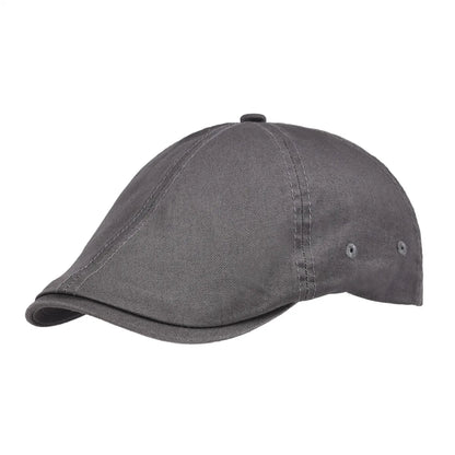 The Newmarket | Men's Cotton Twill Classic Ivy Flat Cap | Urban Caps NZ