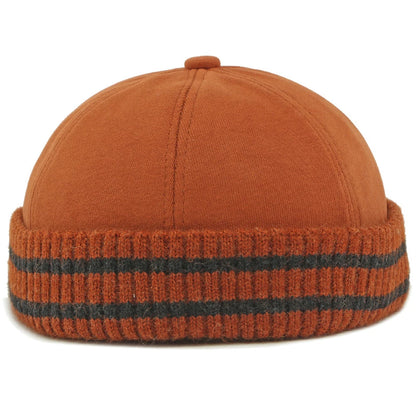 Anchorage Knitted Trapper Beanie in Caramel