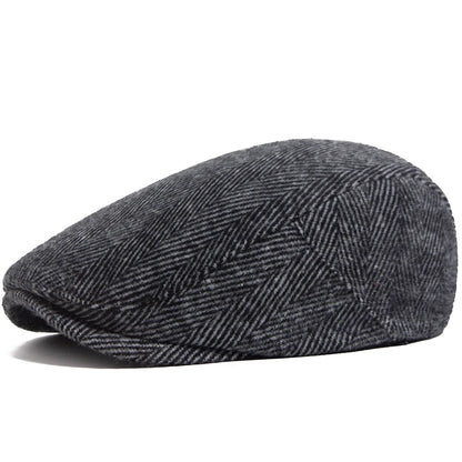 Heritage Herringbone Ivy Cap | Highland Winter Flat Cap | Urban Caps NZ