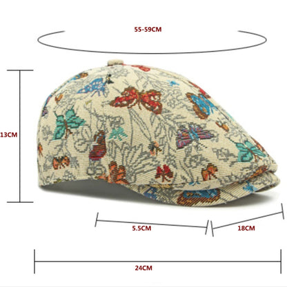 Tewkesbury Animal-Print Beret