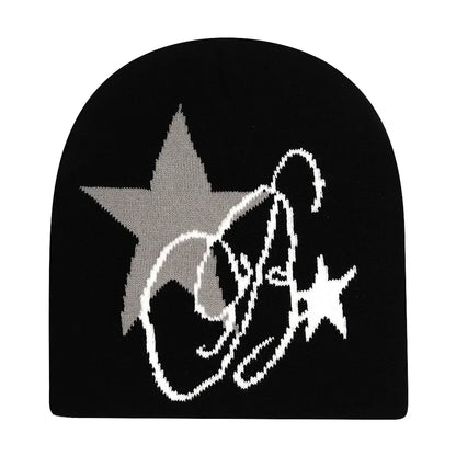 The Skullcap | Y2K Letter Knitted Hip Hop Beanie | Urban Caps NZ