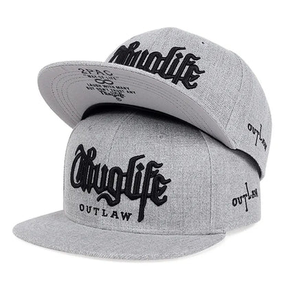 The Ladbroke | Thug Life Embroidery Unisex Snapback Cap | Urban Caps NZ