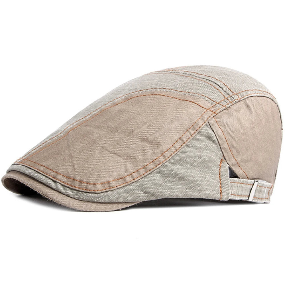 Truro Patchwork Ivy Cap in Khaki