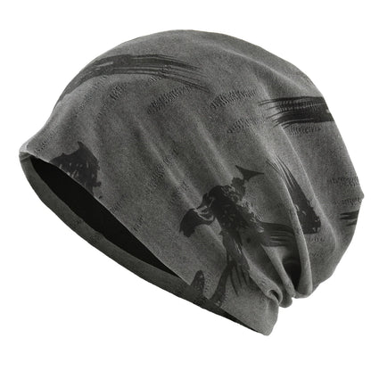 The Bonnet | Letter Print Slouchy Loose Beanie Cap | Urban Caps NZ