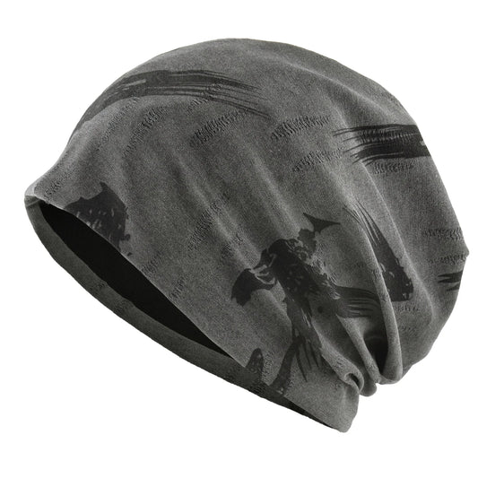 The Bonnet | Letter Print Slouchy Loose Beanie Cap | Urban Caps NZ