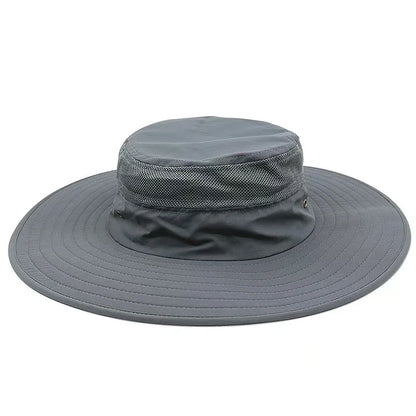 Explorer Big-Fit Sun Hat in Gray