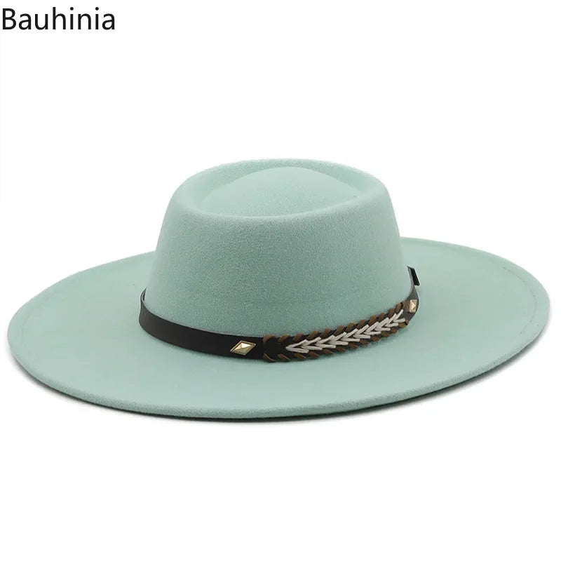 Kingsman Wide-Brim Pork Pie Hat