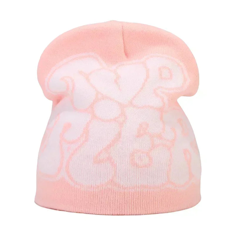 The Skullcap | Y2K Letter Knitted Hip Hop Beanie | Urban Caps NZ