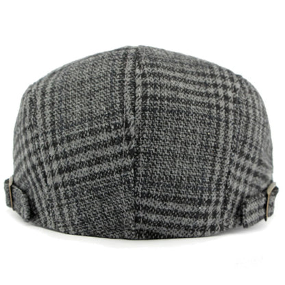 Reading Plaid Artist Beret