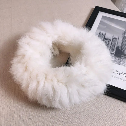 Plush Rabbit Fur Headband | Winter Warm Hairband | Urban Caps NZ