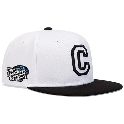The Chicago | City Embroidery Cotton Snapback Cap | Urban Caps NZ