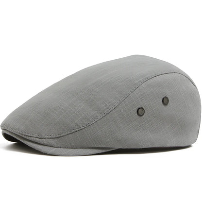 Breathable Linen Ivy Cap | Milan Driving Flat Cap | Urban Caps NZ
