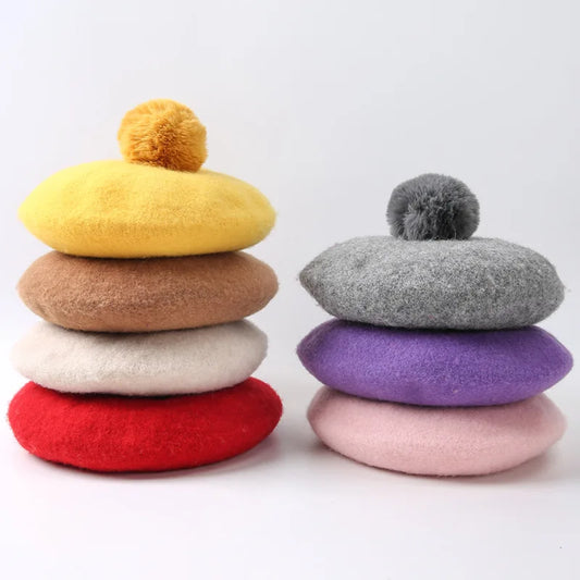 Primrose Kids Pompom Beret