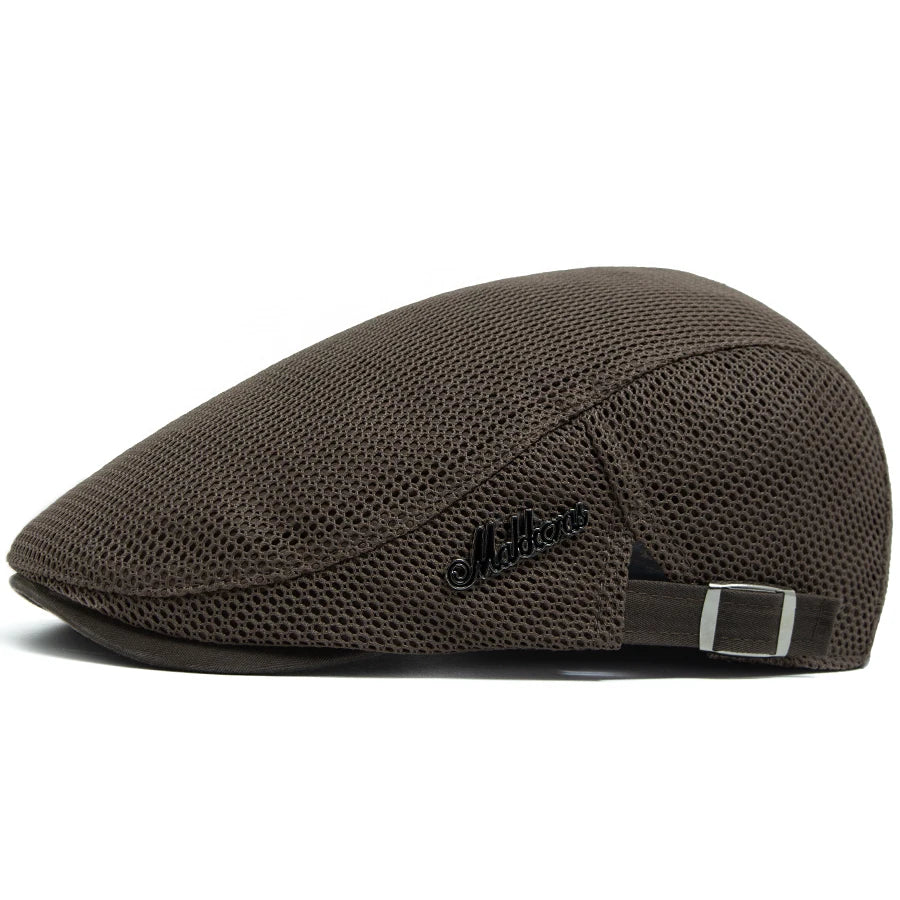 Breathable Mesh Ivy Cap | Country Summer Flat Cap | Urban Caps NZ