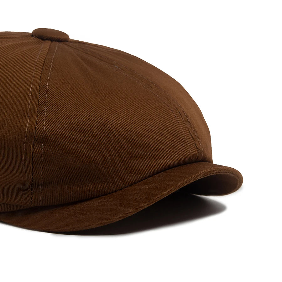 Soft Top Cotton Newsboy Cap | Gentleman's Octagonal Cap | Urban Caps NZ