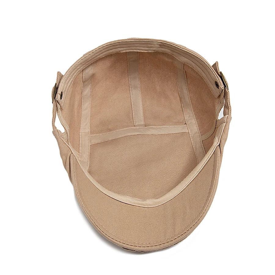 Solid Cotton Rivet Ivy Cap | Modern Country Flat Cap | Urban Caps NZ