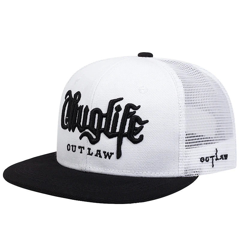 The Ladbroke | Thug Life Embroidery Unisex Snapback Cap | Urban Caps NZ