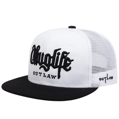 The Ladbroke | Thug Life Embroidery Unisex Snapback Cap | Urban Caps NZ