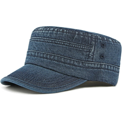 Peckham Denim Baseball Cap in Dark Blue
