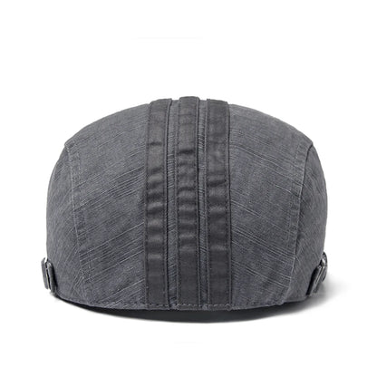 Embroidered Cotton Ivy Cap | Classic Gentleman's Flat Cap | Urban Caps NZ