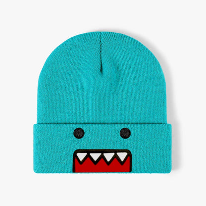 The Domo | Cartoon Character Embroidered Knitted Beanie | Urban Caps NZ