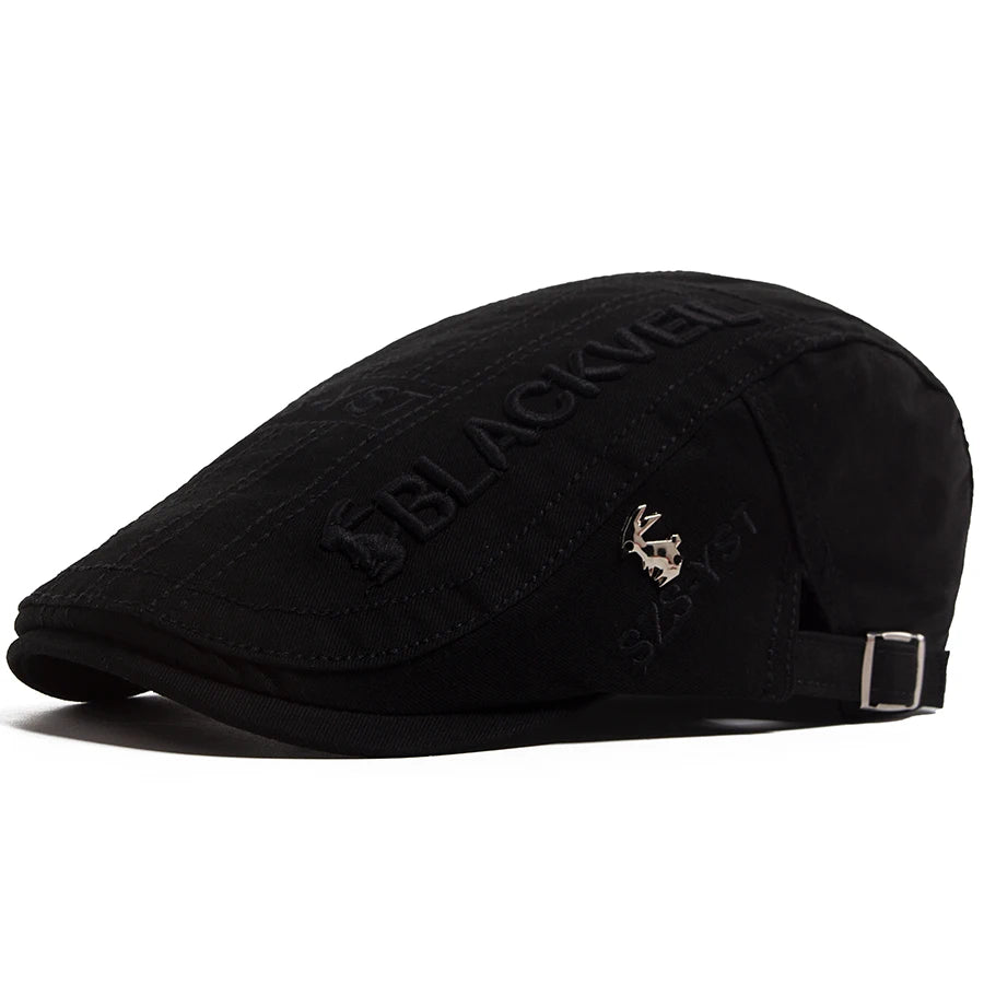 Embroidered Cotton Ivy Cap | Traditional Country Flat Cap | Urban Caps NZ