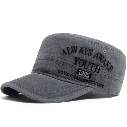 Retro Embroidered Cotton Military Cap | Outdoor Army Cap | Urban Caps NZ