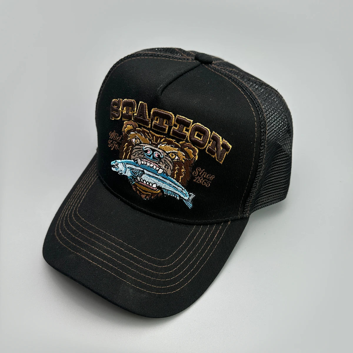 Yellowstone Wildlife Embroidered Cap in Lm