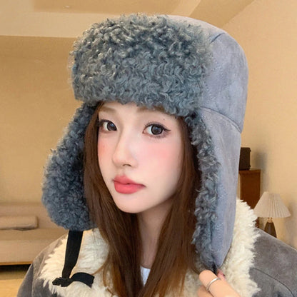 Tundra Fleece-Lined Trapper Hat in Gray