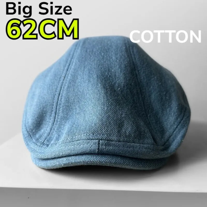 Sunderland Big-Fit Denim Newsboy Cap