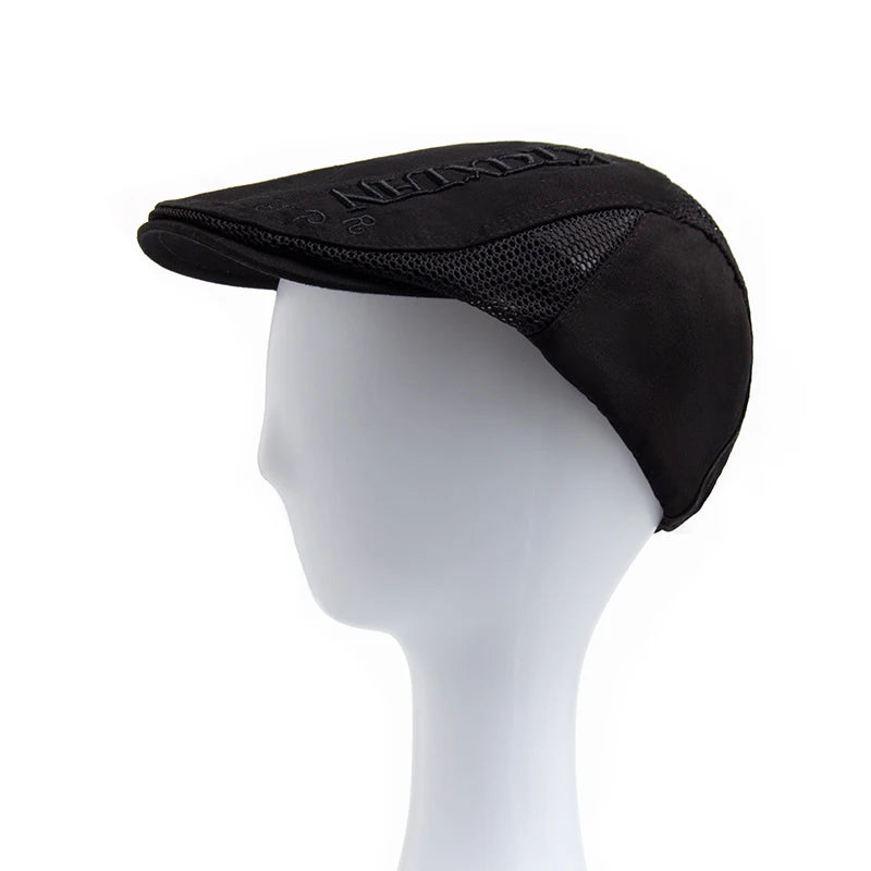 Cotton Mesh Ivy Cap | Heritage Gentleman's Flat Cap | Urban Caps NZ