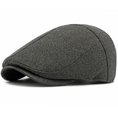 Shrewsbury Wool Artist Beret in Dark Grey