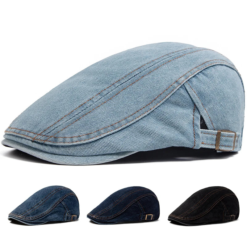 Solid Peaked Ivy Cap | Classic Gentleman's Flat Cap | Urban Caps NZ