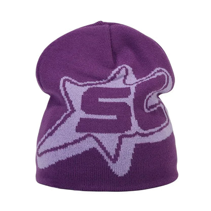 The Skullcap | Y2K Letter Knitted Hip Hop Beanie | Urban Caps NZ