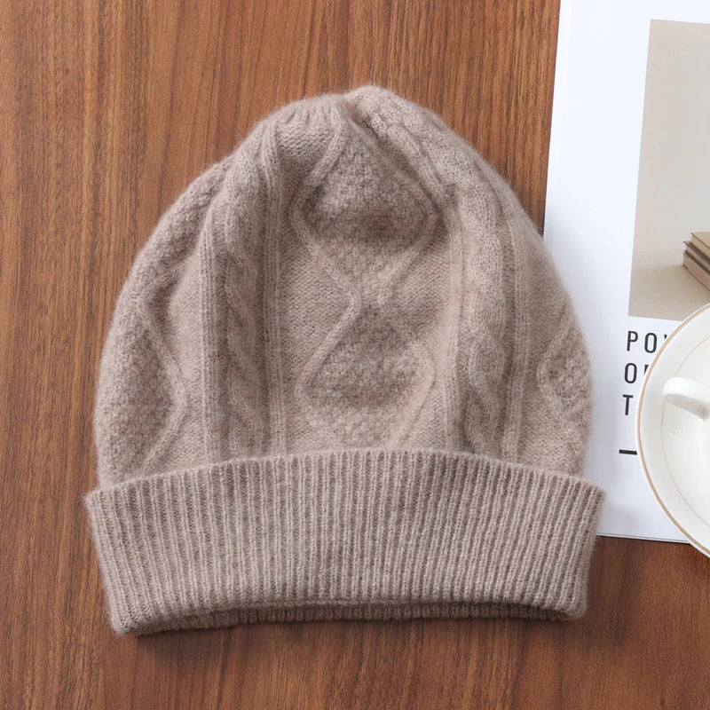 The Rhombus | Merino Wool Rhombus Pattern Street Beanie | Urban Caps NZ