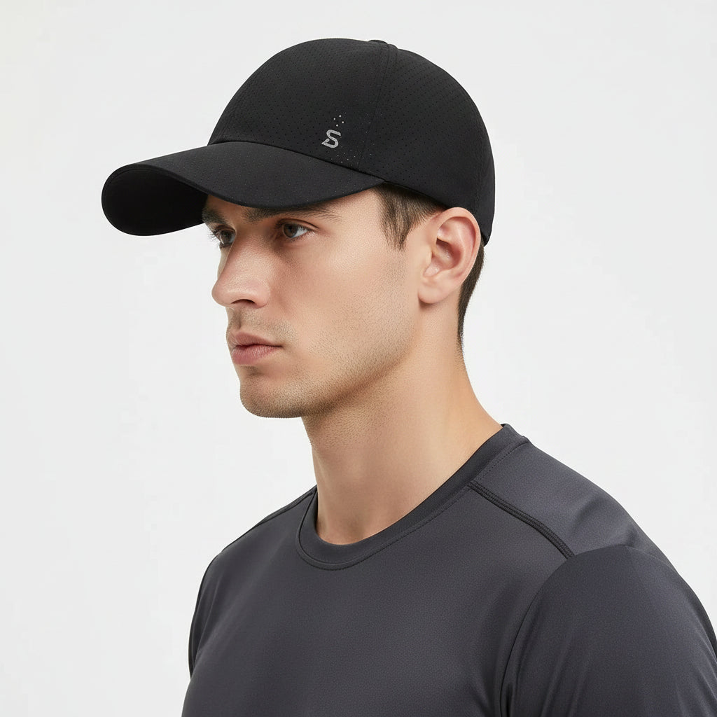 Urban Caps Active Running Cap – Breathable Quick-Dry Sun Protection Baseball Hat