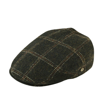 The Wicklow | Wool Tweed Herringbone Irish Flat Cap | Urban Caps NZ