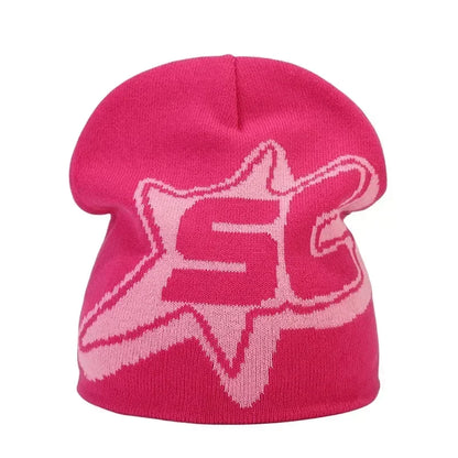 The Skullcap | Y2K Letter Knitted Hip Hop Beanie | Urban Caps NZ