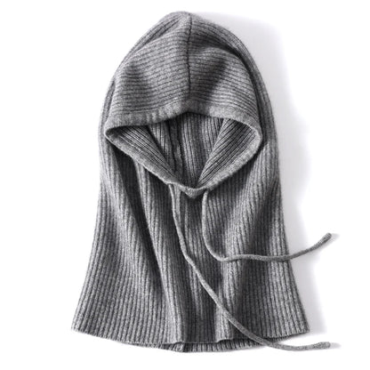 The Ben Nevis | 100% Wool Hooded Drawstring Balaclava | Urban Caps NZ