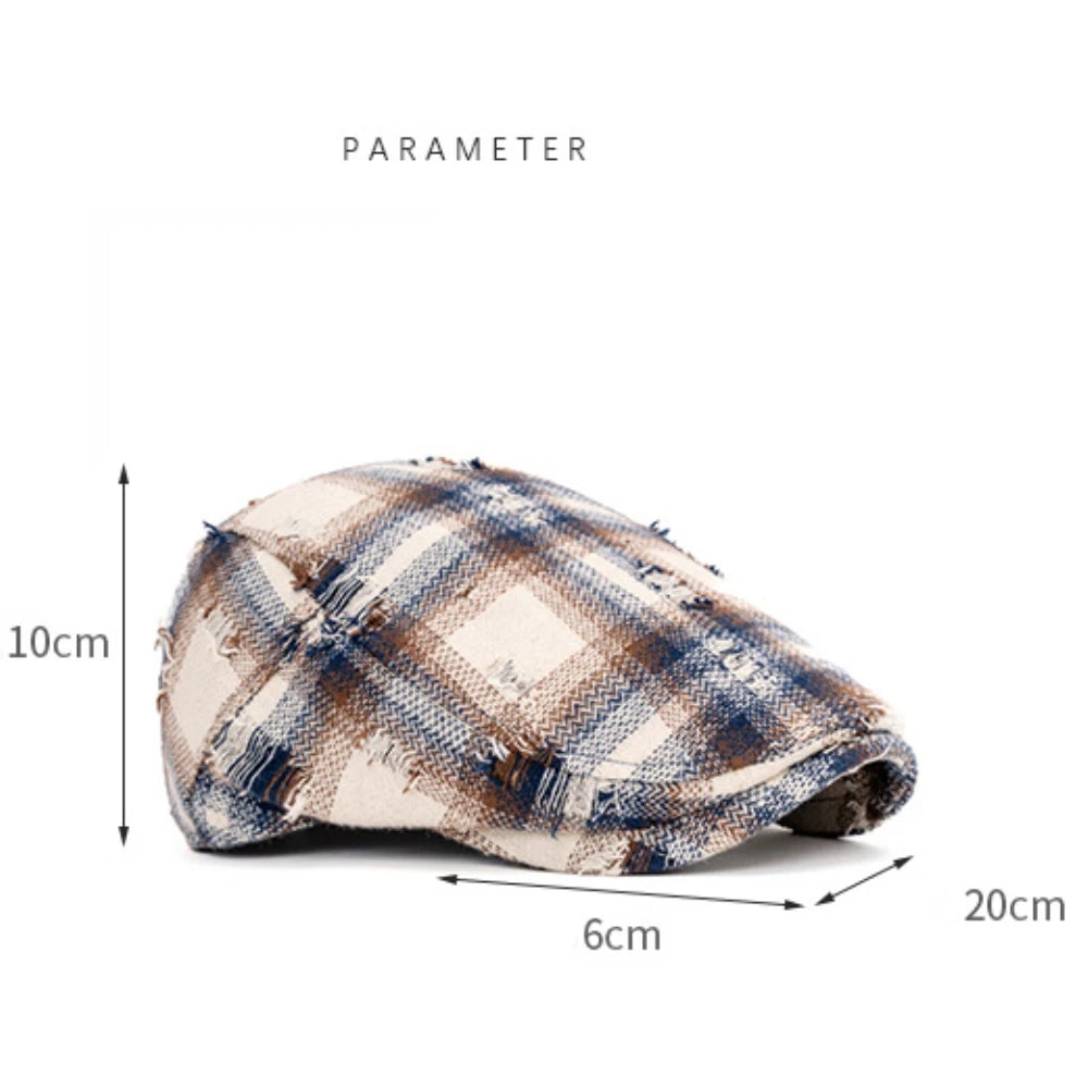 Stroud Vintage Plaid Beret