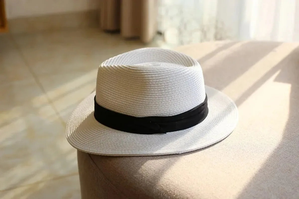 Kingston XL Straw Panama Hat – UPF 50+ Wide Brim Summer Sun Hat (61-63cm)